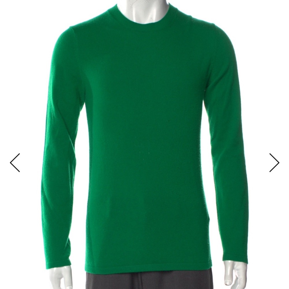 Vince 100% Cashmere Crewneck Sweater – Green (Size XS)